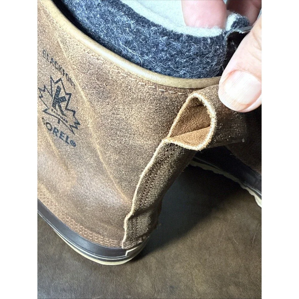 Vintage Sorel Men’s Boots Blackfoot Sz 10 Canada Made w/ Wool Blend Liners